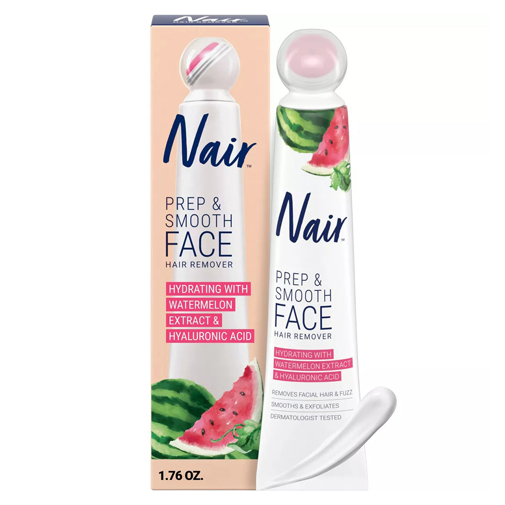 Nair Hair Remover Face Prep and Smooth with Watermelon Extract 1.76Oz (50g)